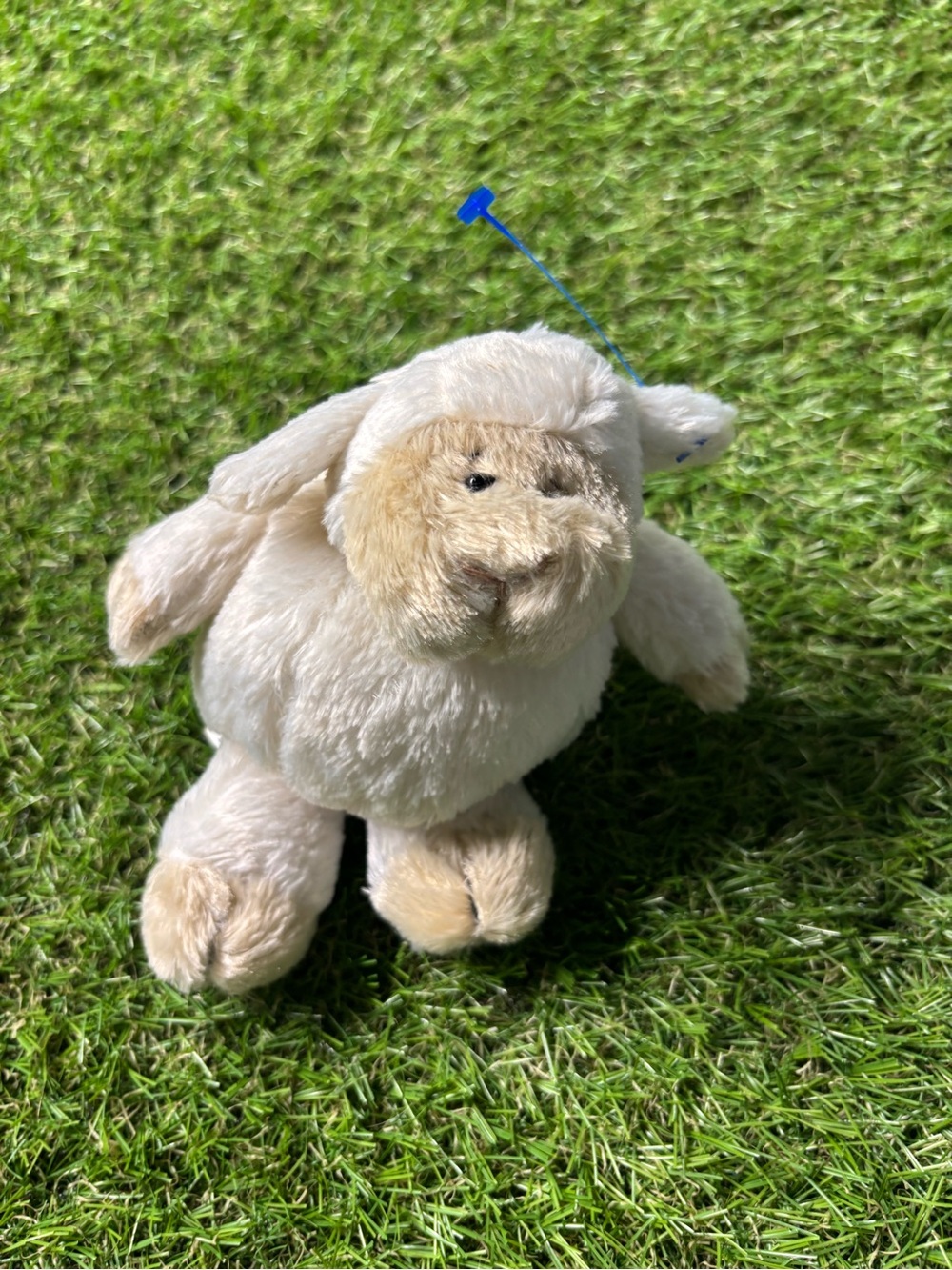 GANZ Cream Plush Bear with Soft Beige Accents‎